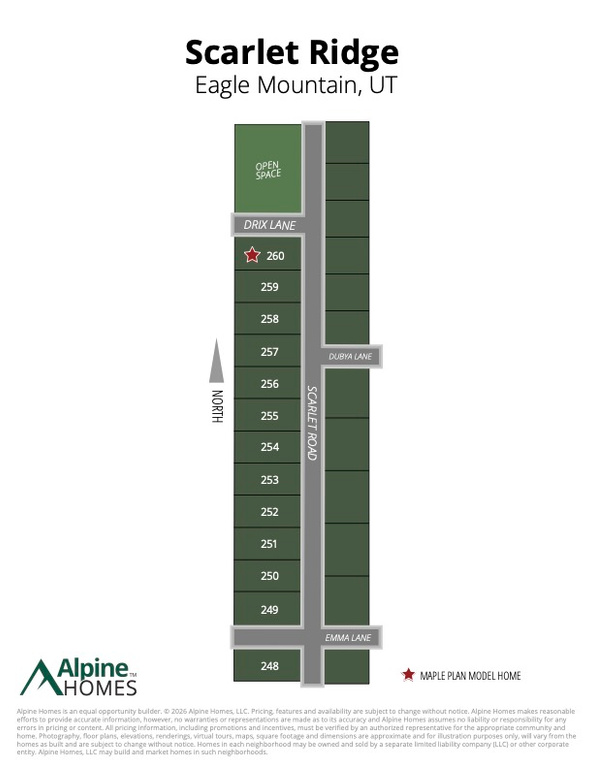 2597 N SCARLET RD #257 Eagle Mountain, UT 84005