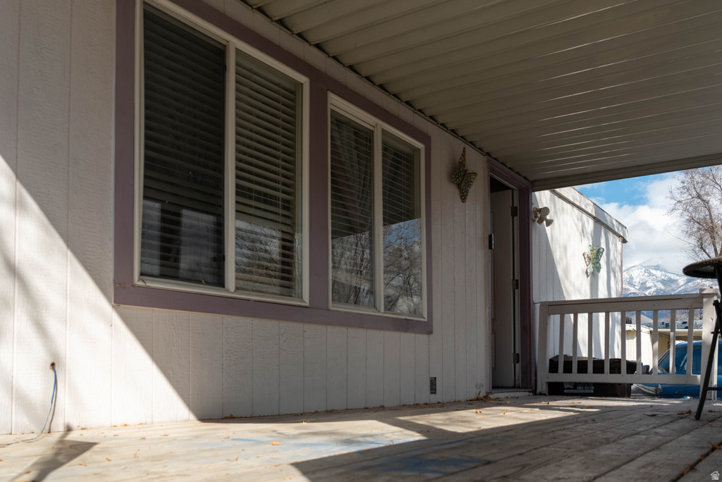 View of deck