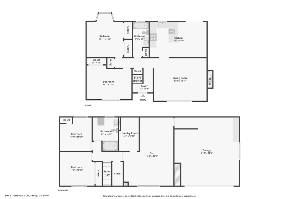 807 E DUSTY ROCK CIR. Sandy, UT 84094