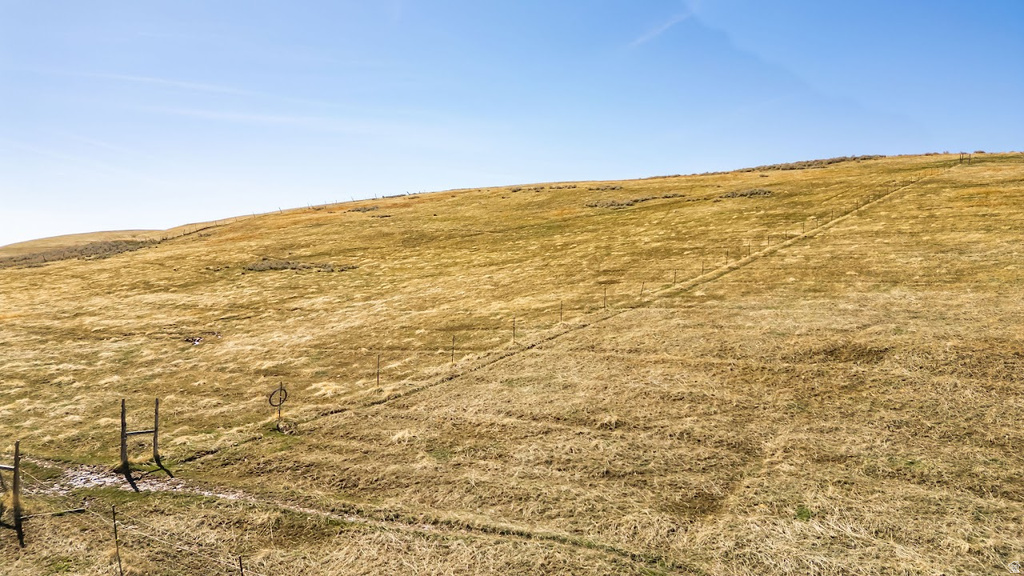 View of yard featuring a view of rural / pastoral area