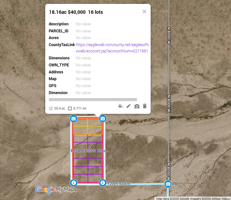 7200 N 8200 W Beryl, UT 84714