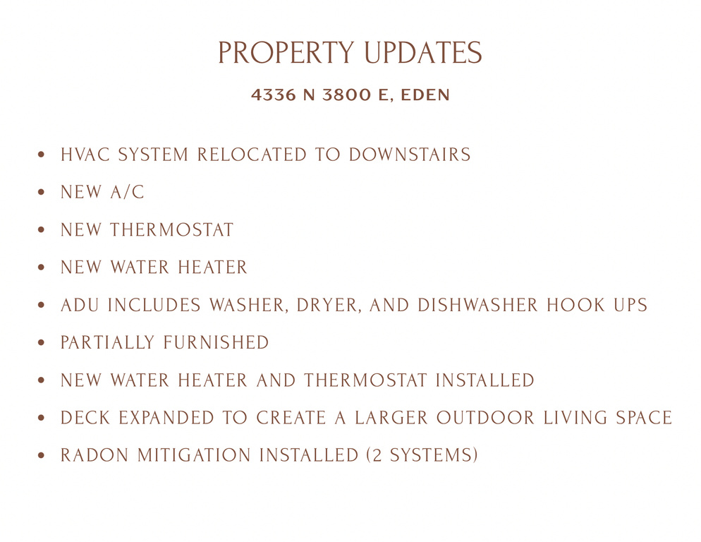 4336 N 3800 E Eden, UT 84310