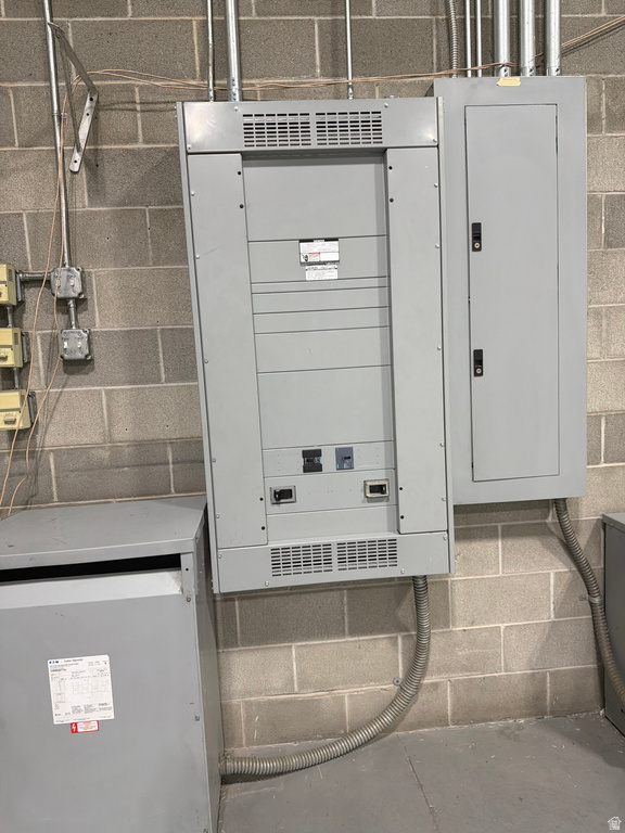 Utilities with electric panel