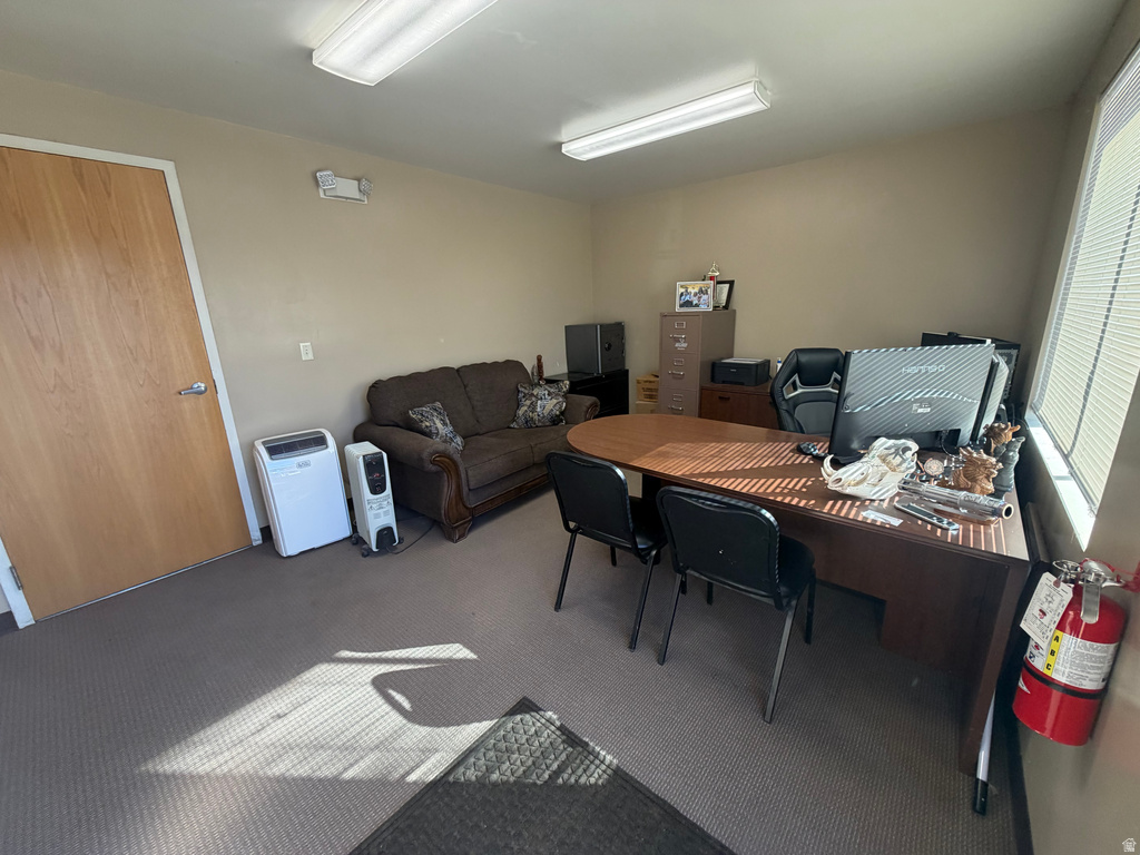 Office with carpet