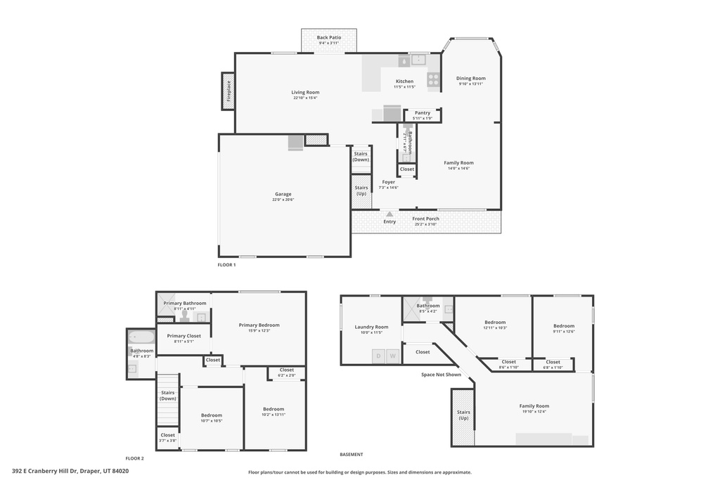 392 CRANBERRY HILL DR Draper, UT 84020