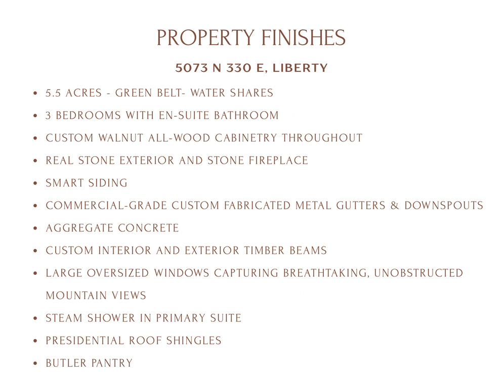 5073 N 3300 E Liberty, UT 84310