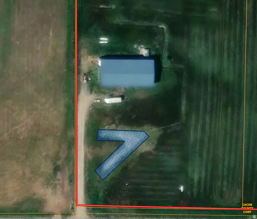 Map / location with property boundaries highlighted