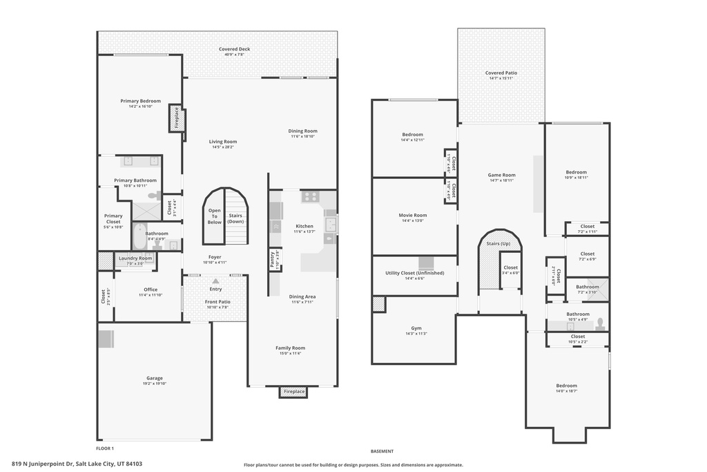 819 N JUNIPERPOINT DR Salt Lake City, UT 84103