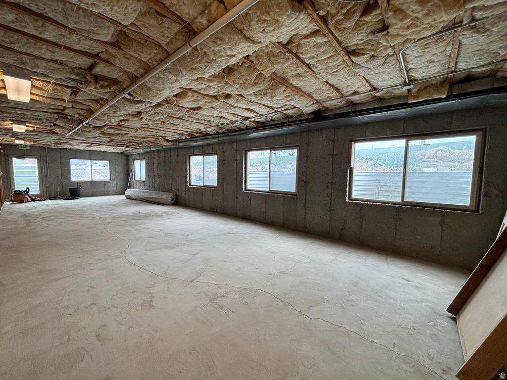 View of basement