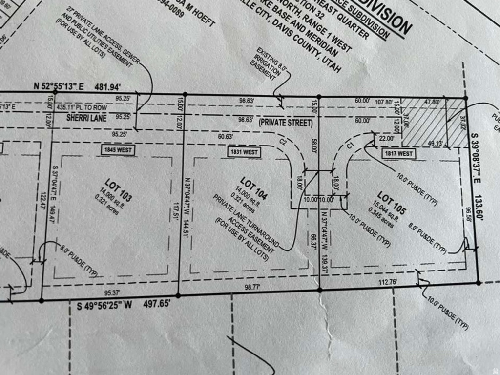 1831 W SHERRI LN Kaysville, UT 84037