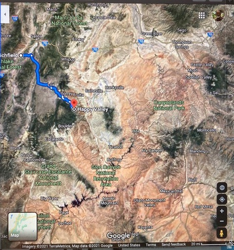 1841 E UPPER HAPPY VALLEY LOOP Teasdale, UT 84773