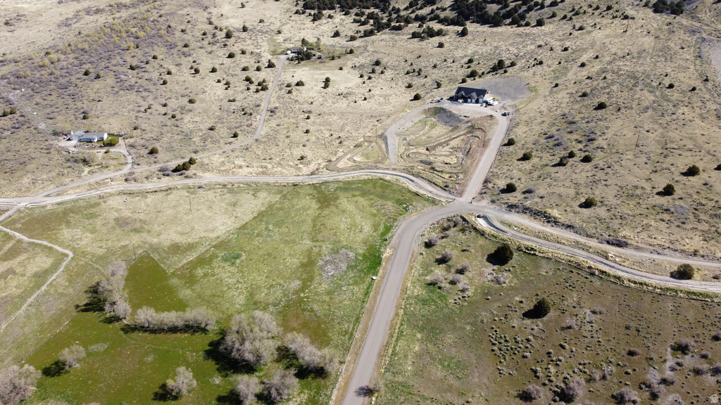 Aerial overview of property\'s location with rural landscape and a desert landscape