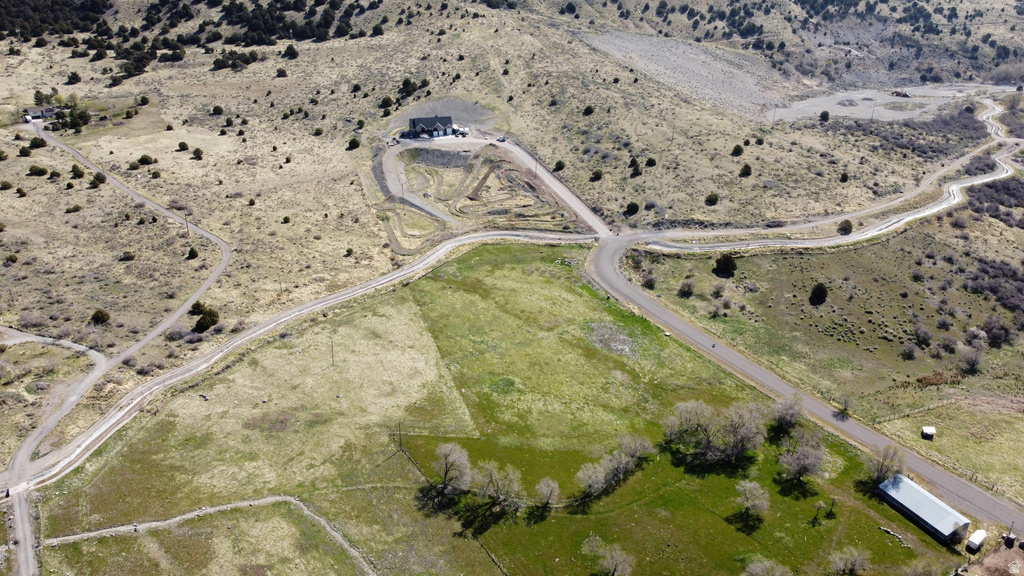 Aerial overview of property\'s location featuring rural landscape and a desert landscape