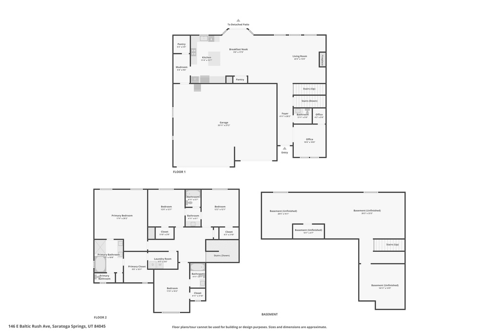 146 E BALTIC RUSH AVE Saratoga Springs, UT 84045