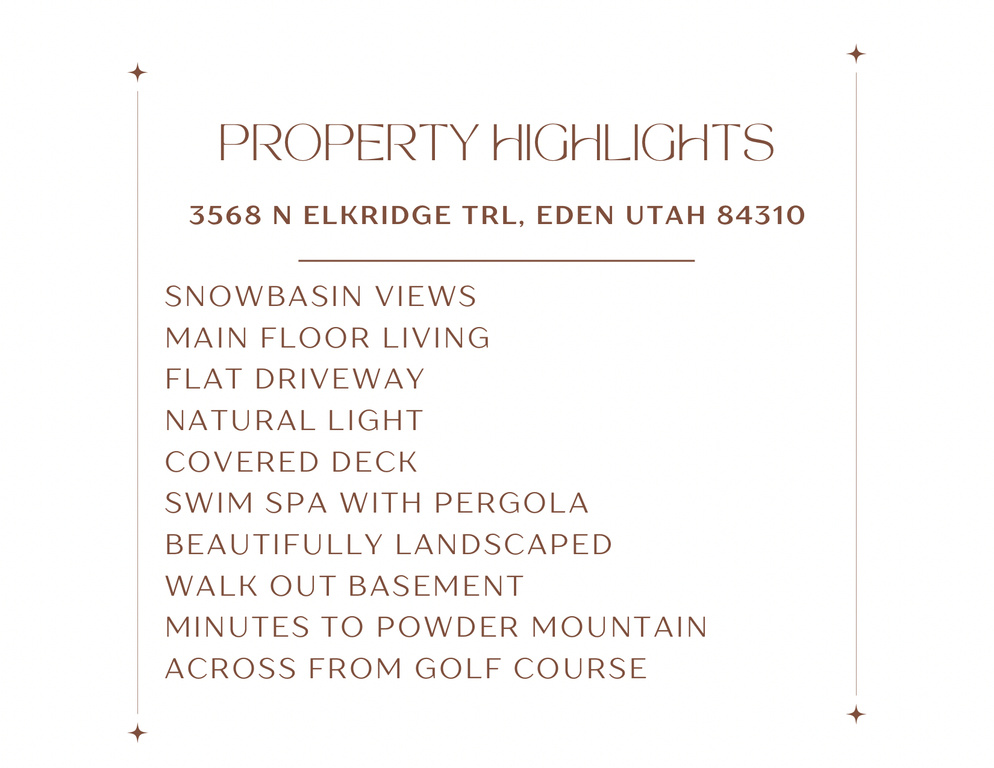 3568 N ELKRIDGE TRL Eden, UT 84310