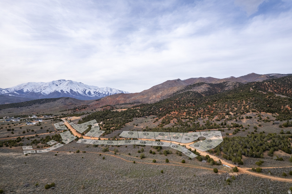 View of mountain background