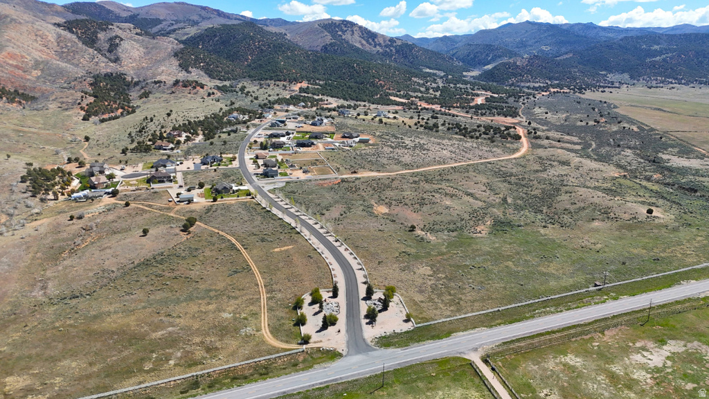 View of property location featuring mountains