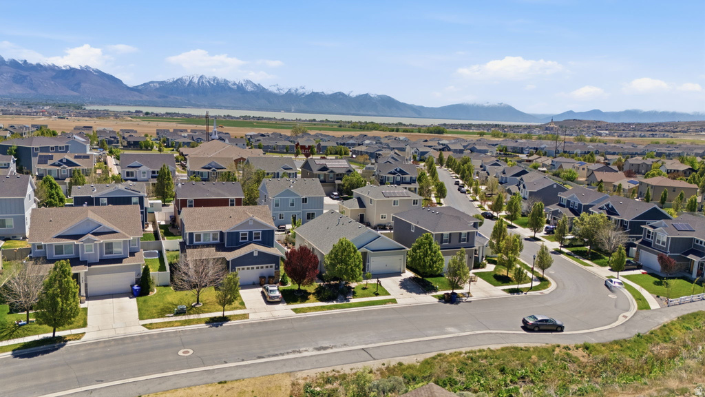 Residential area featuring varied architectural styles and established landscaping