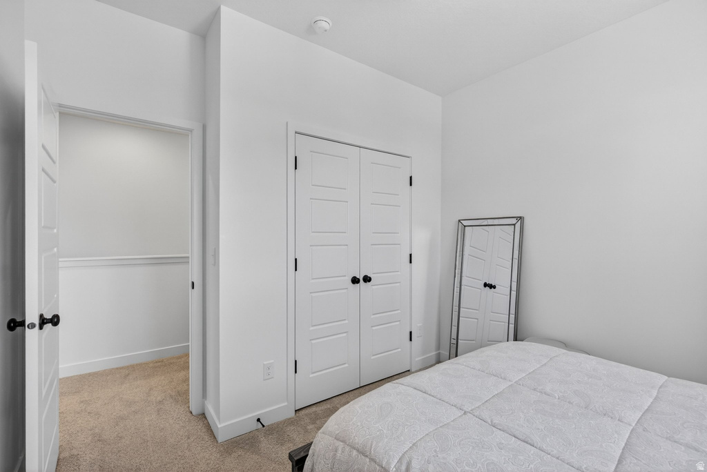 Neutral tone walls with coordinating carpeting