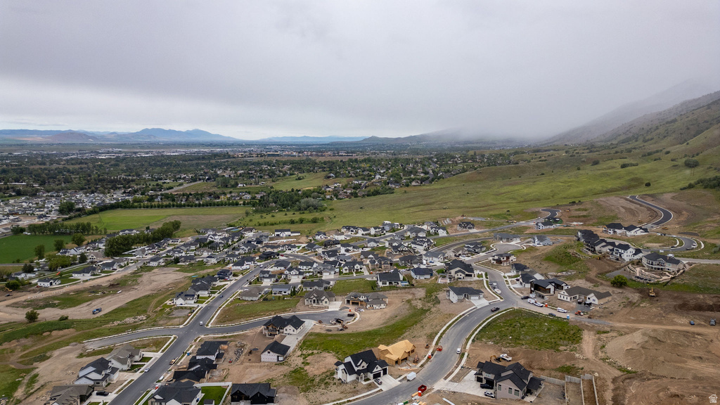 Developing residential neighborhood featuring newly constructed homes and infrastructure