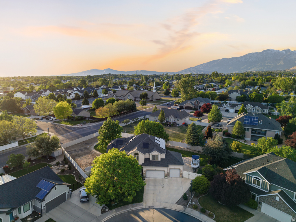 Expansive residential area featuring numerous homes with varied architectural styles