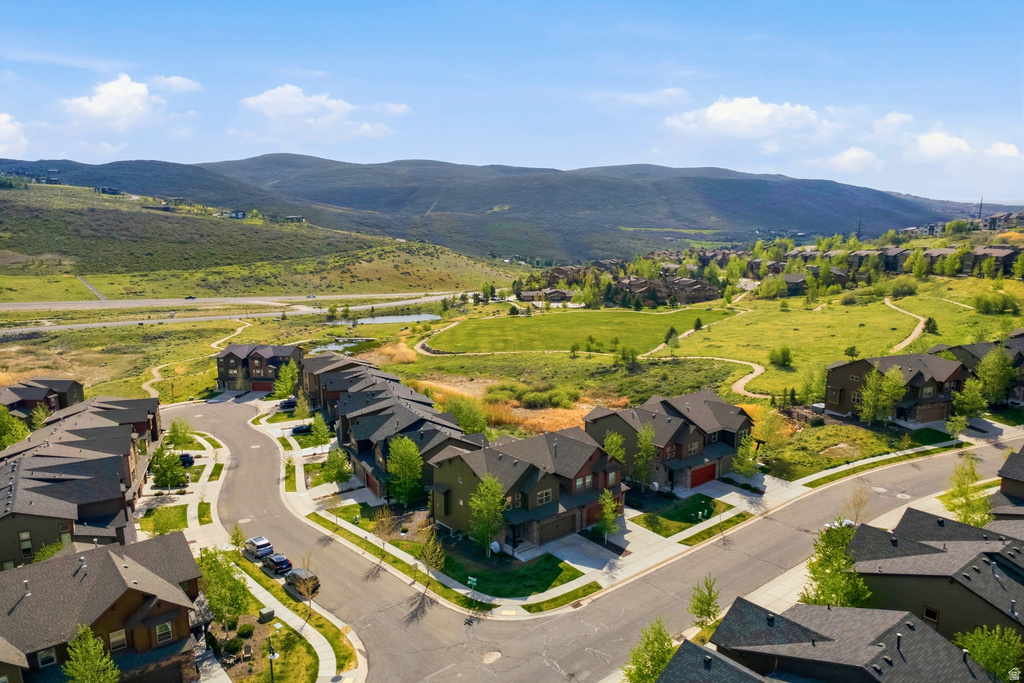 Residential neighborhood featuring paved streets and sidewalks