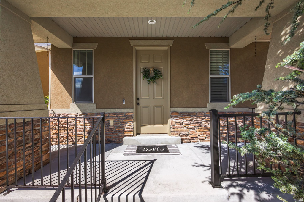 Exterior entry