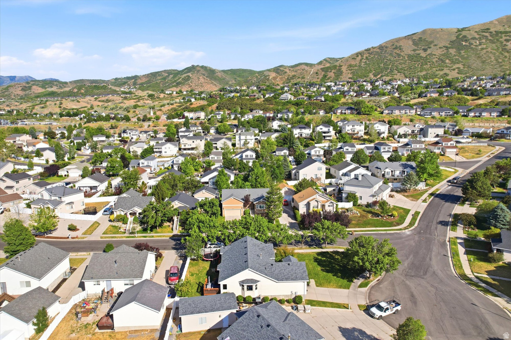 Residential neighborhood featuring varied single-family homes and mature landscaping