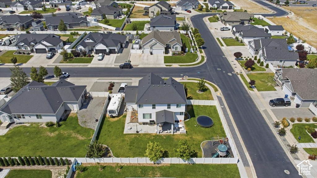 Two-story home with a two-car garage