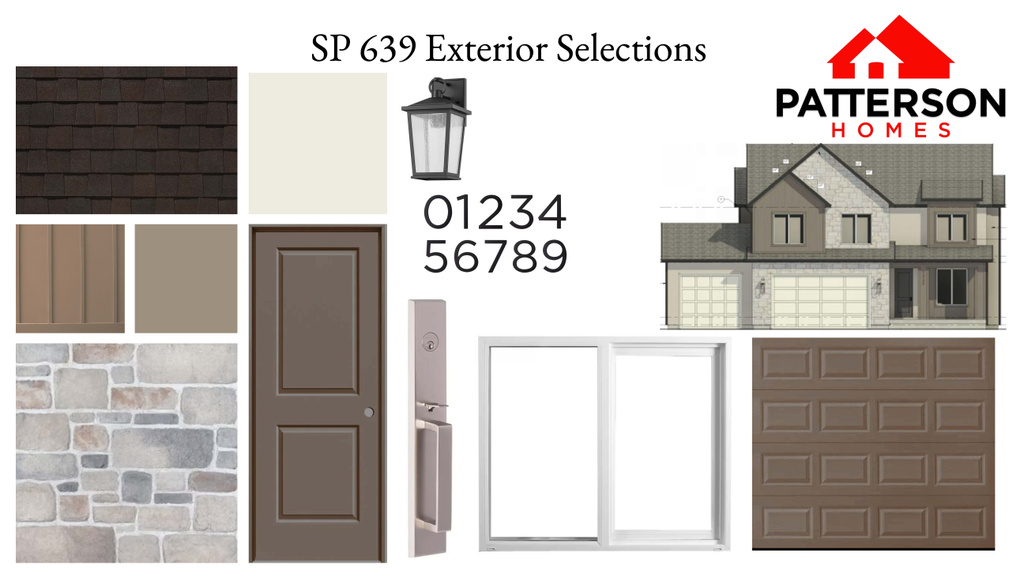 Property Exterior Selections. Displaying material and color choices for the property\\\\\\\\\\\\\\\\\\\\\\\\\\\\\\\\\\\\\\\\\\\\\\\\\\\\\\\\\\\\\\\\\\\\\\\\\\\\\\\\\\\\\\\\\\\\\\\\\\\\\\\\\\\\\\\\\\\\\\\\\\\\\\\'s exterior elements