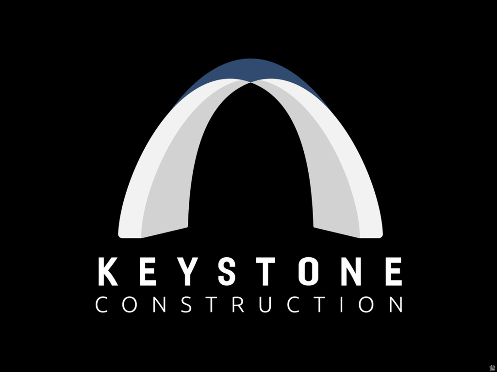 Company Logo. Displaying the visual identity for Keystone Construction