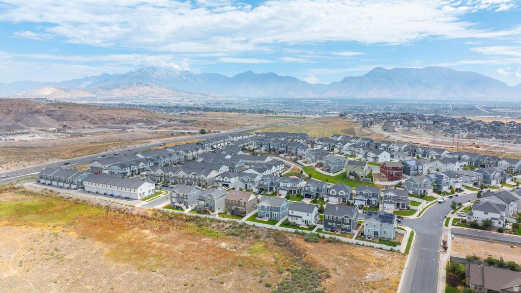 Expansive residential community featuring a variety of housing types, including single-family homes and townhomes