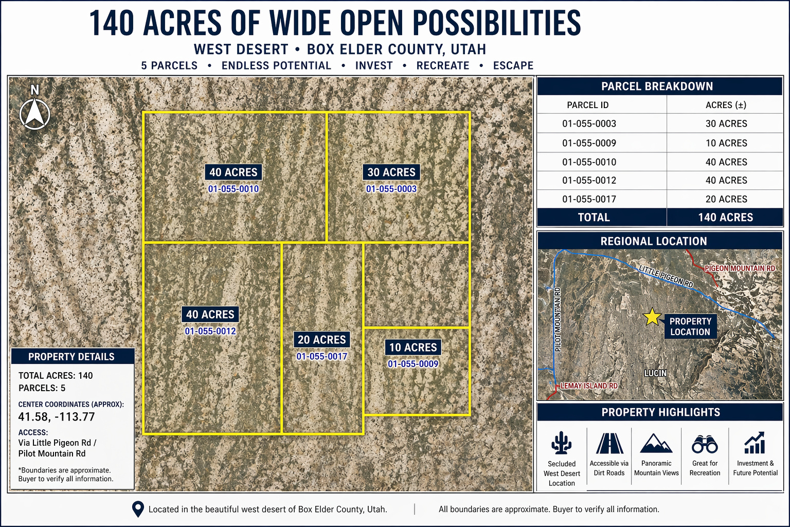 SEE DIRECTIONS, Grouse  Creek, UT, 84313