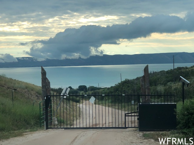 Water view featuring a mountain view