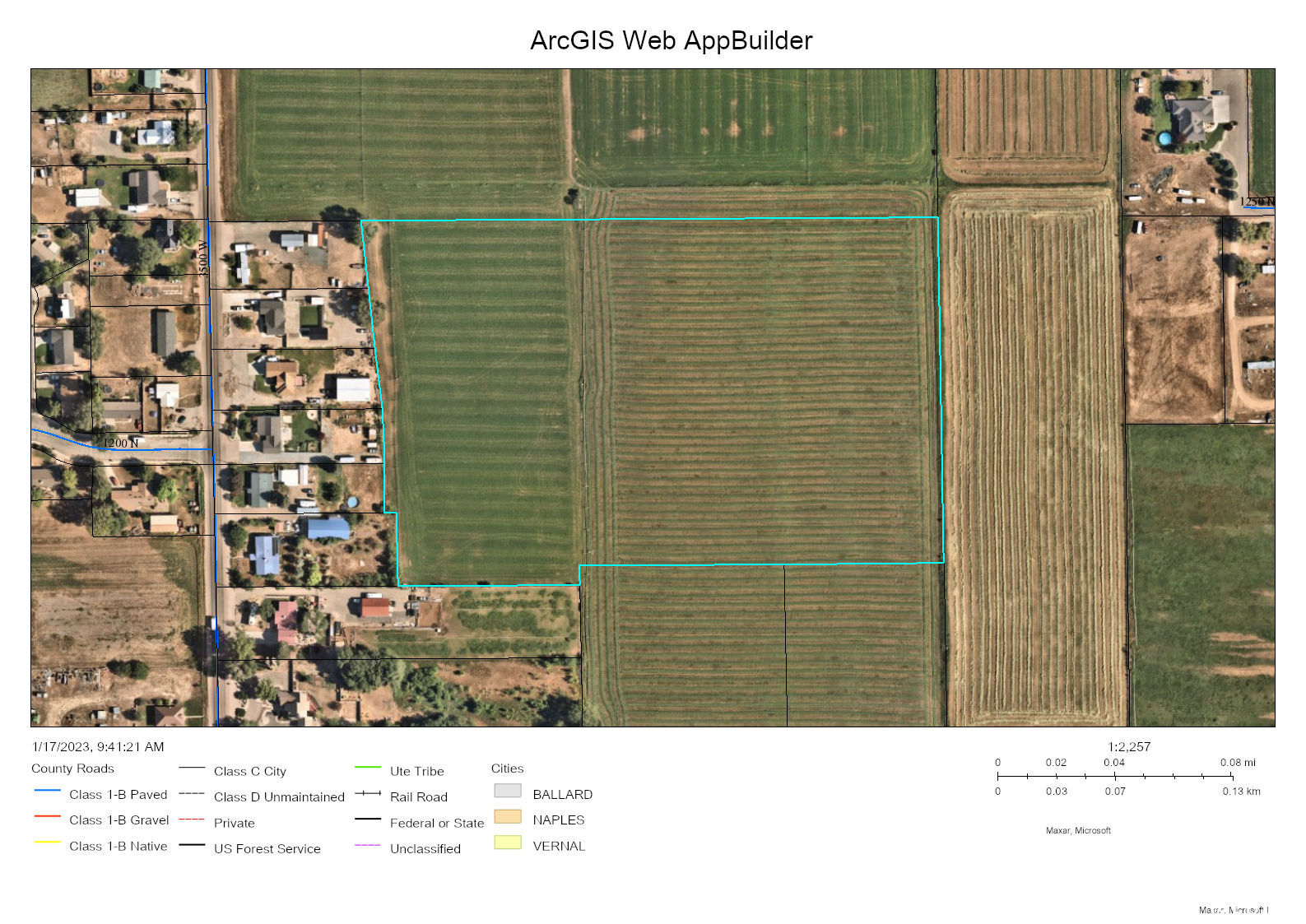 There are 3 access easements. Title is working on those locations. More info to come.