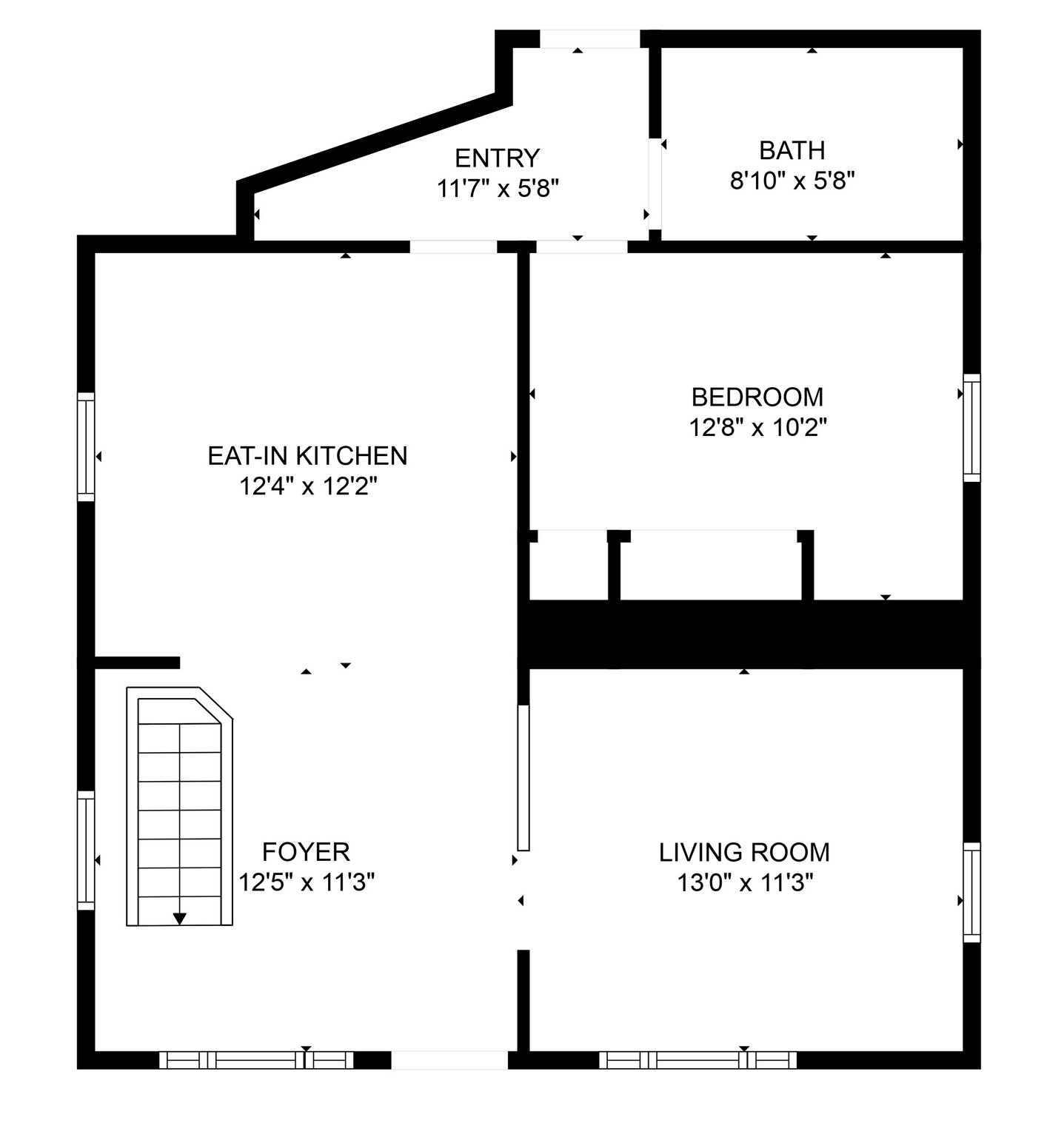 Unit One - Floor Plan