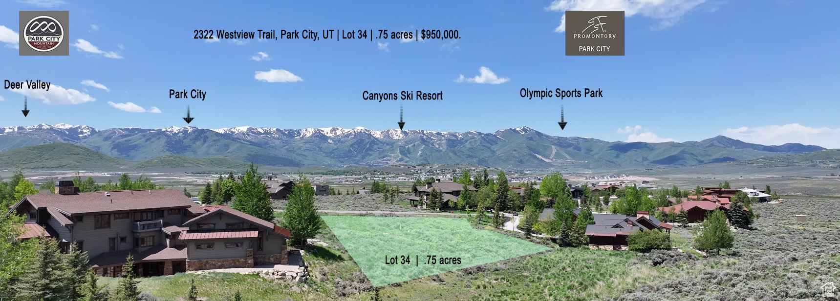 2322 WESTVIEW #34, Park City, Utah 84098, ,Land,For sale,WESTVIEW,1878423