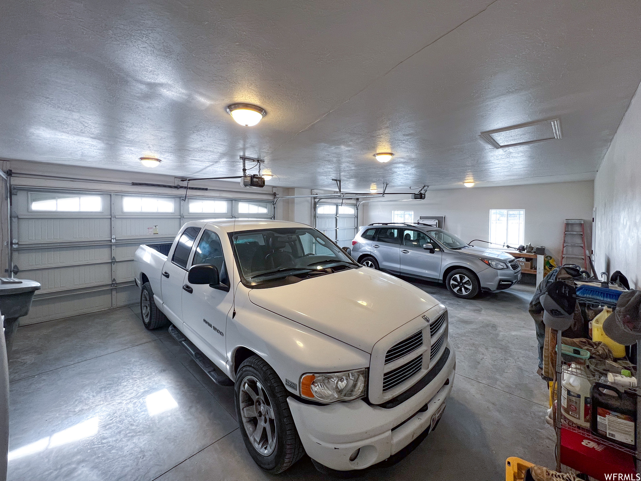 Garage with natural light