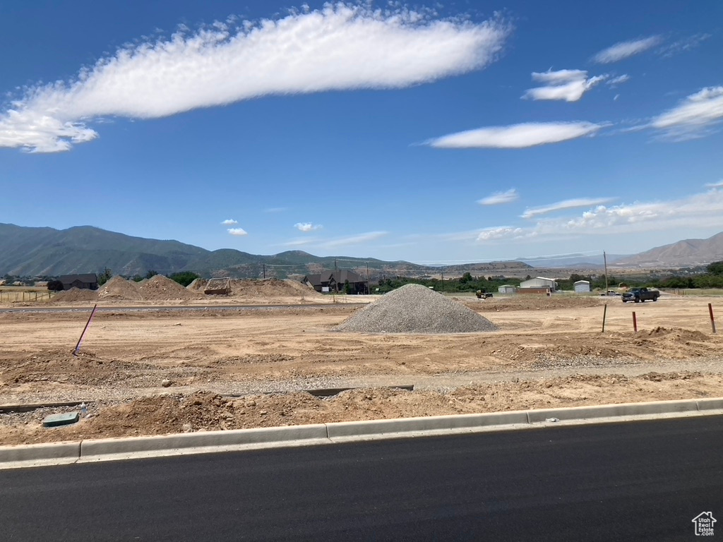 View of mountain feature featuring a rural view