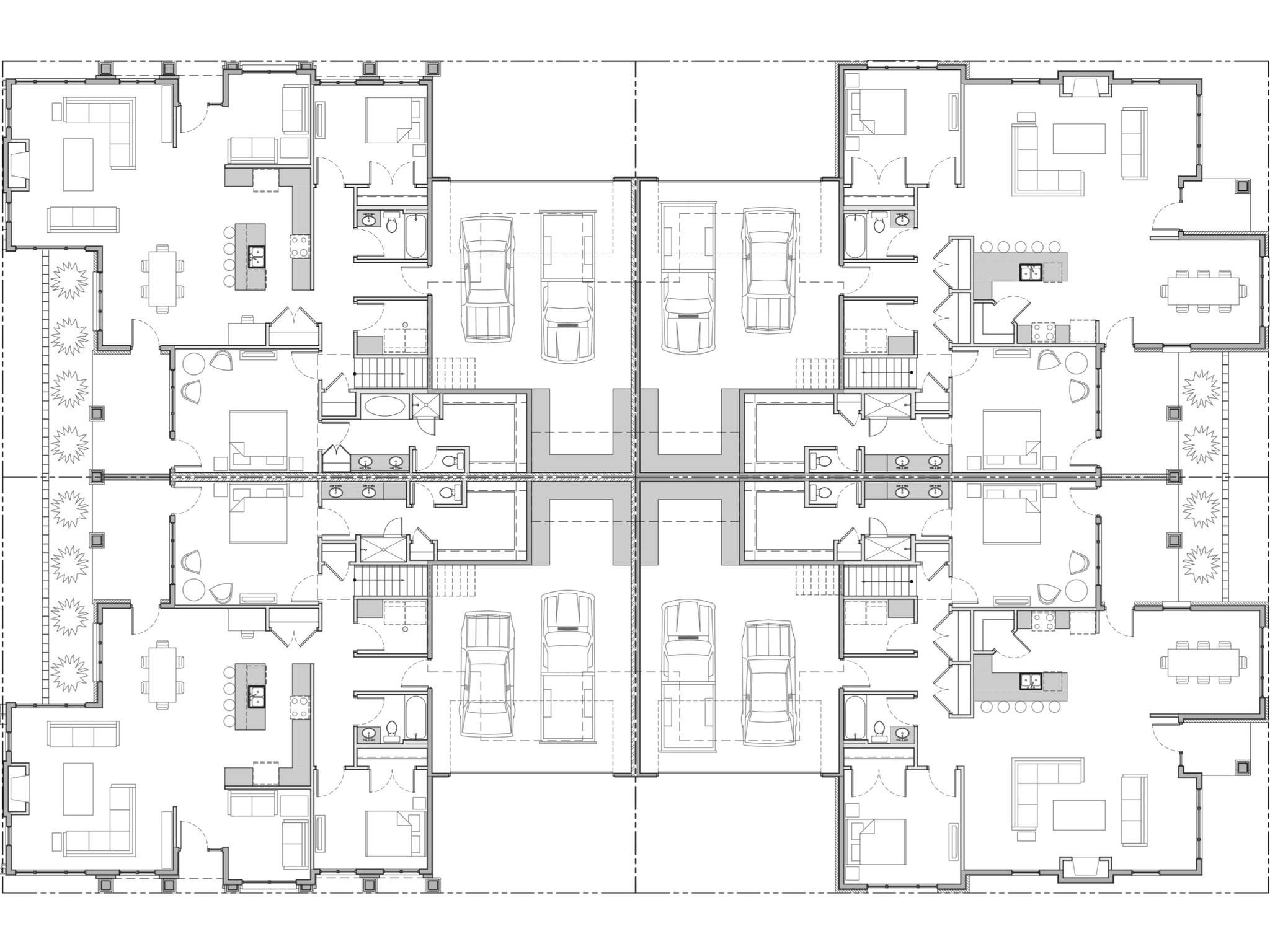 Floor plan- quad layouts