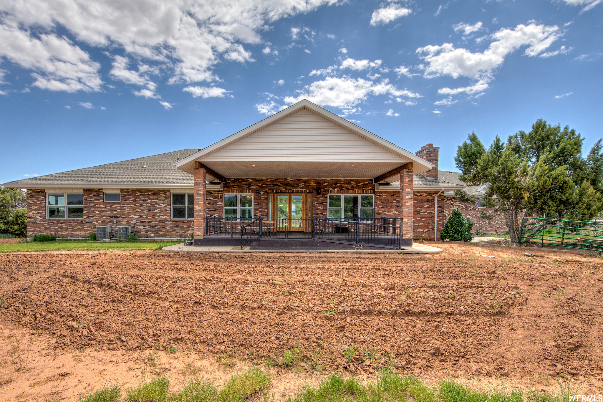 View of back of property