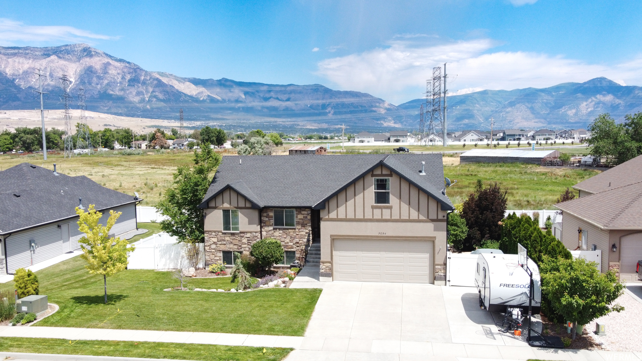 unobstructed views of the Wasatch Mountains!