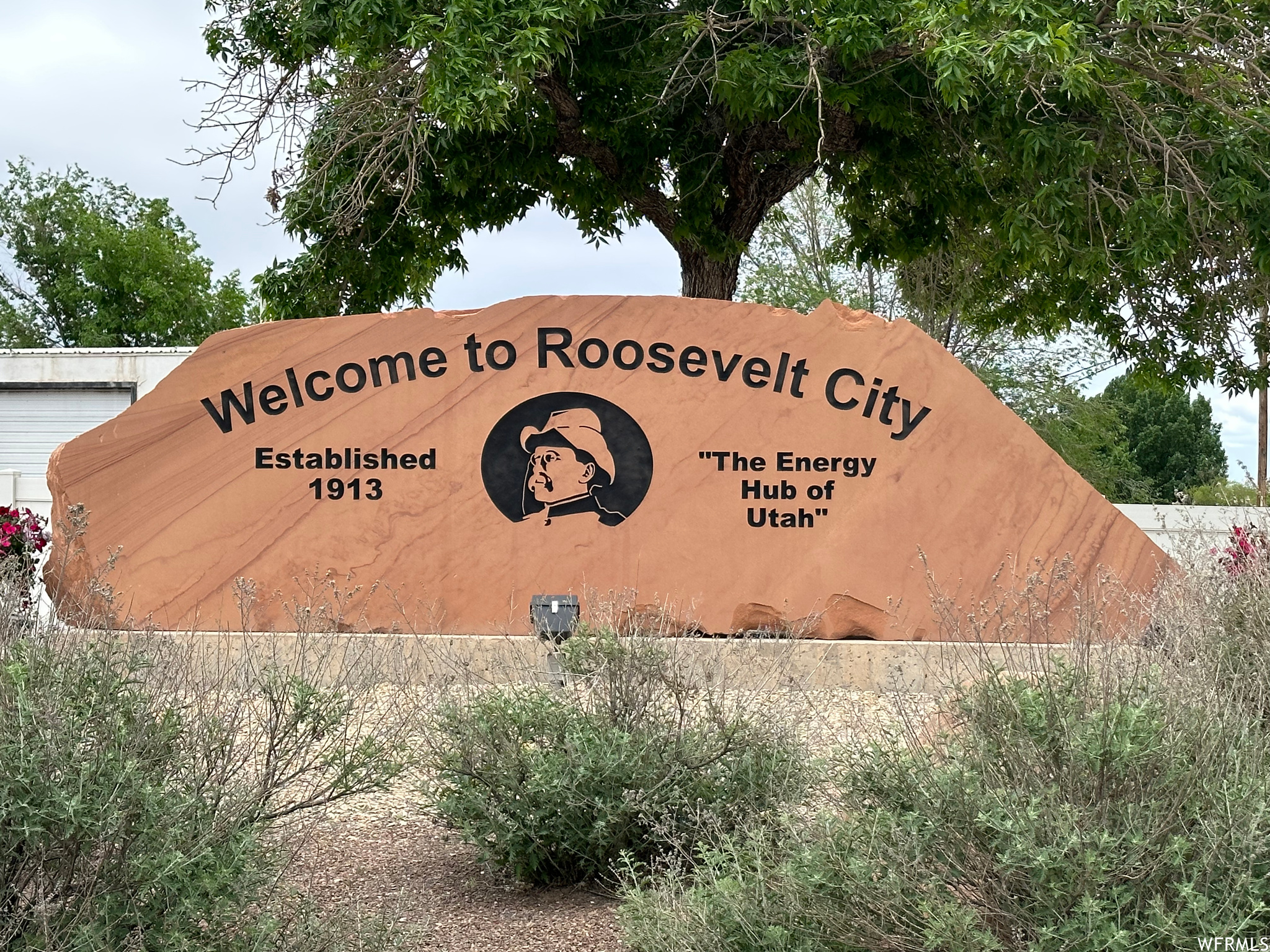 Welcome to Roosevelt.  This  sign is approx. 10 miles from the property.