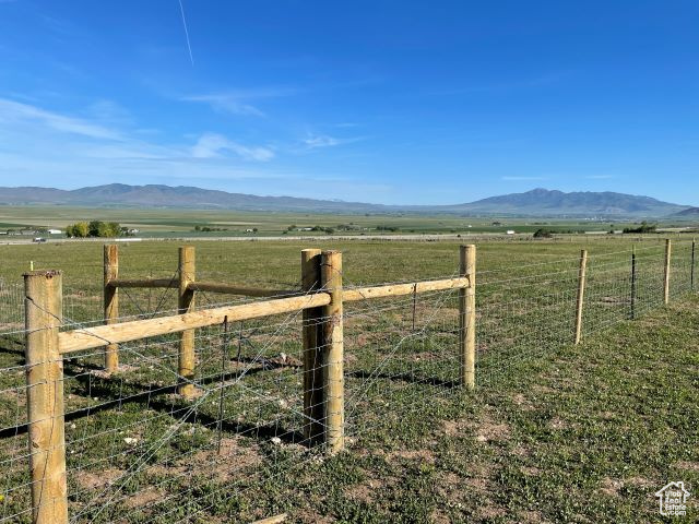 Property view of mountains featuring a rural view