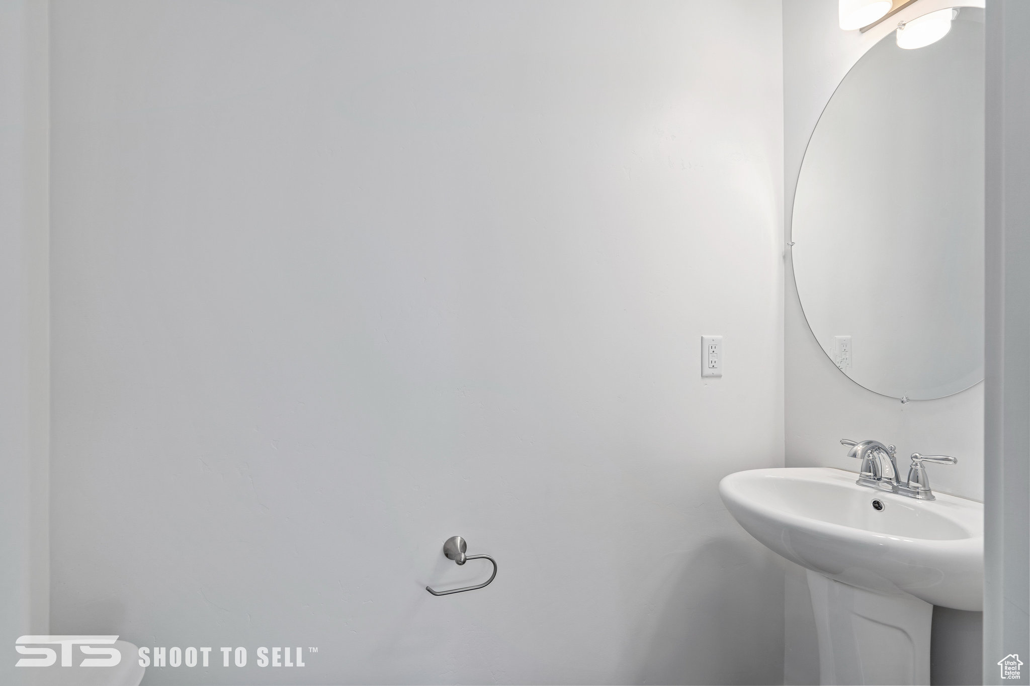 Half Bathroom  (photo from similar unit)