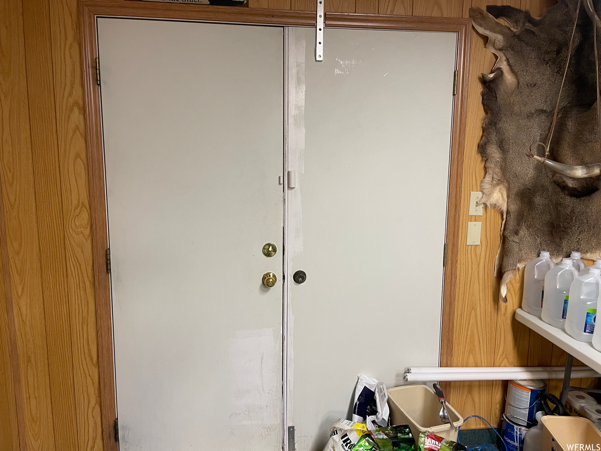 French Doors off of storage space