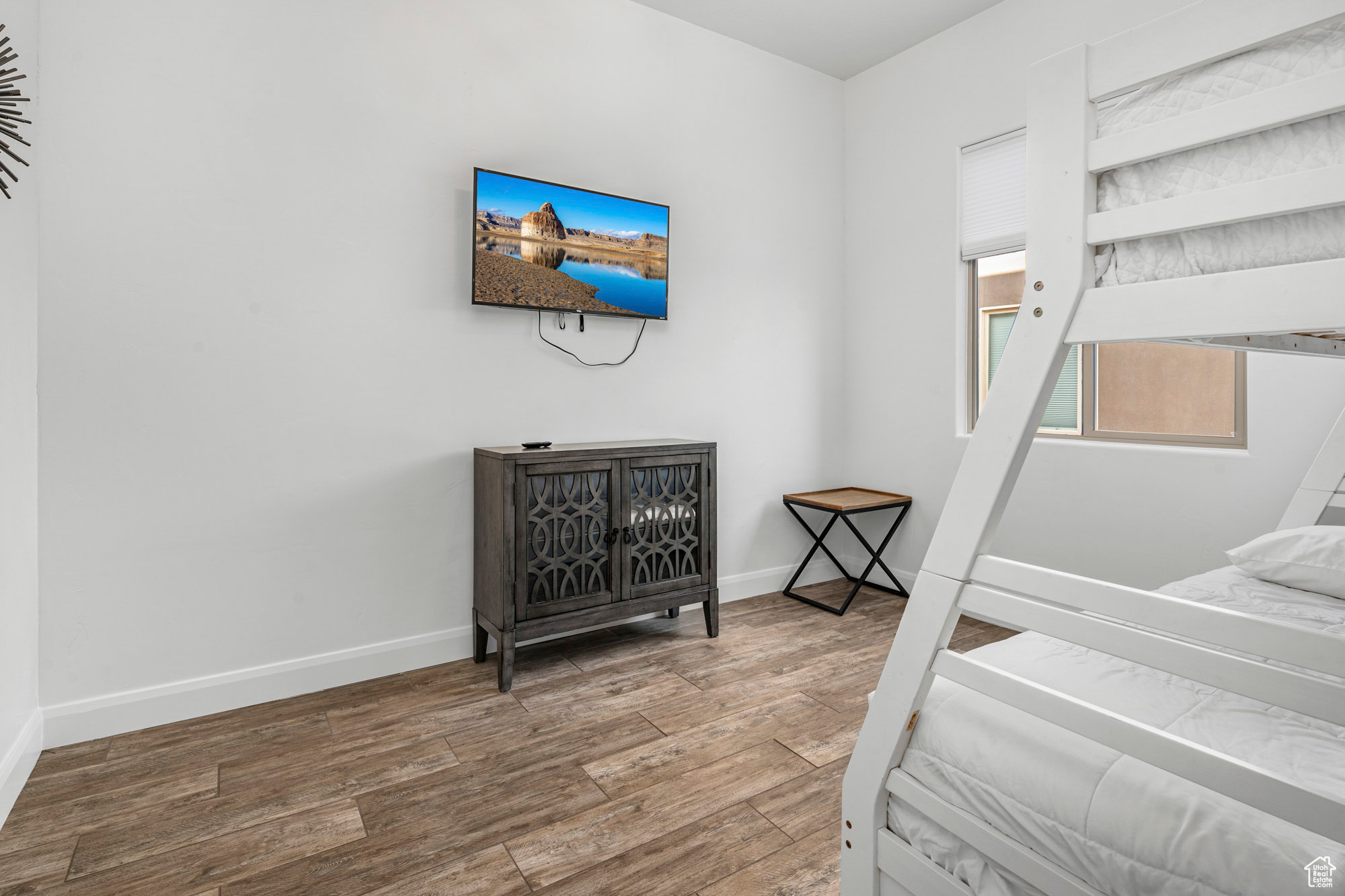 Bedroom featuring hardwood / wood-style floors