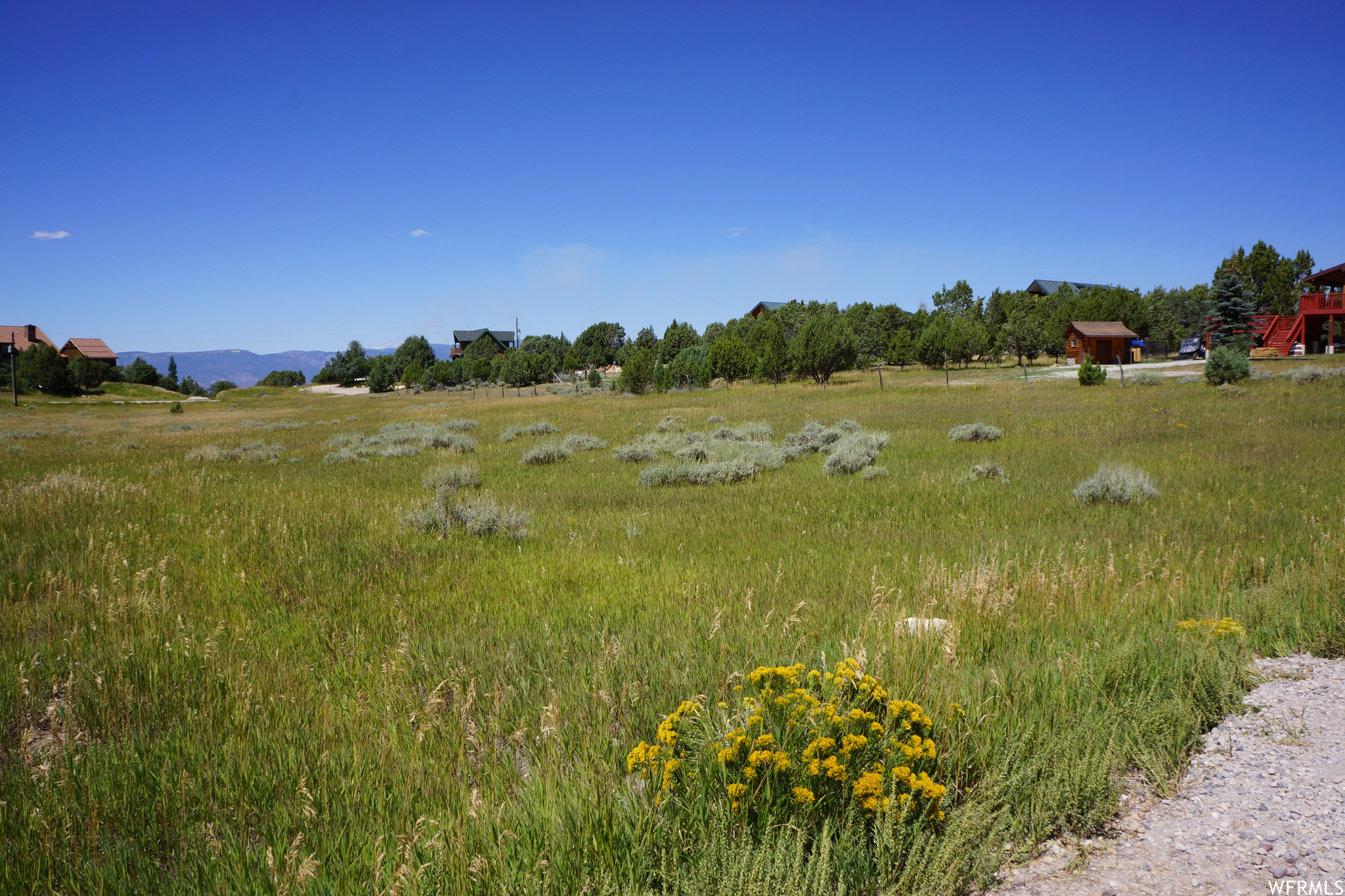 Looking northwest from Lone Pine Rd