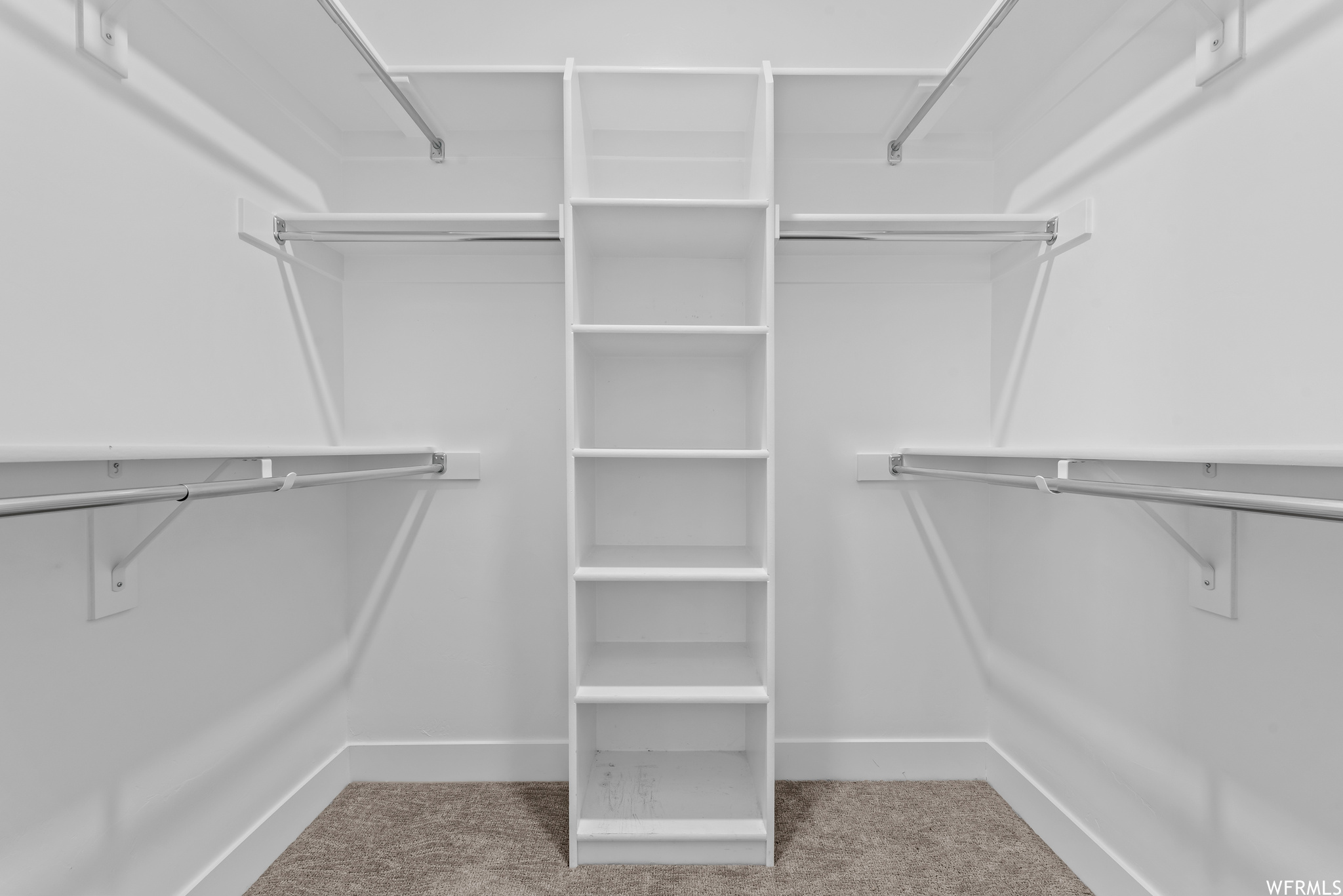 downstairs bedrooms sport large walk in closets