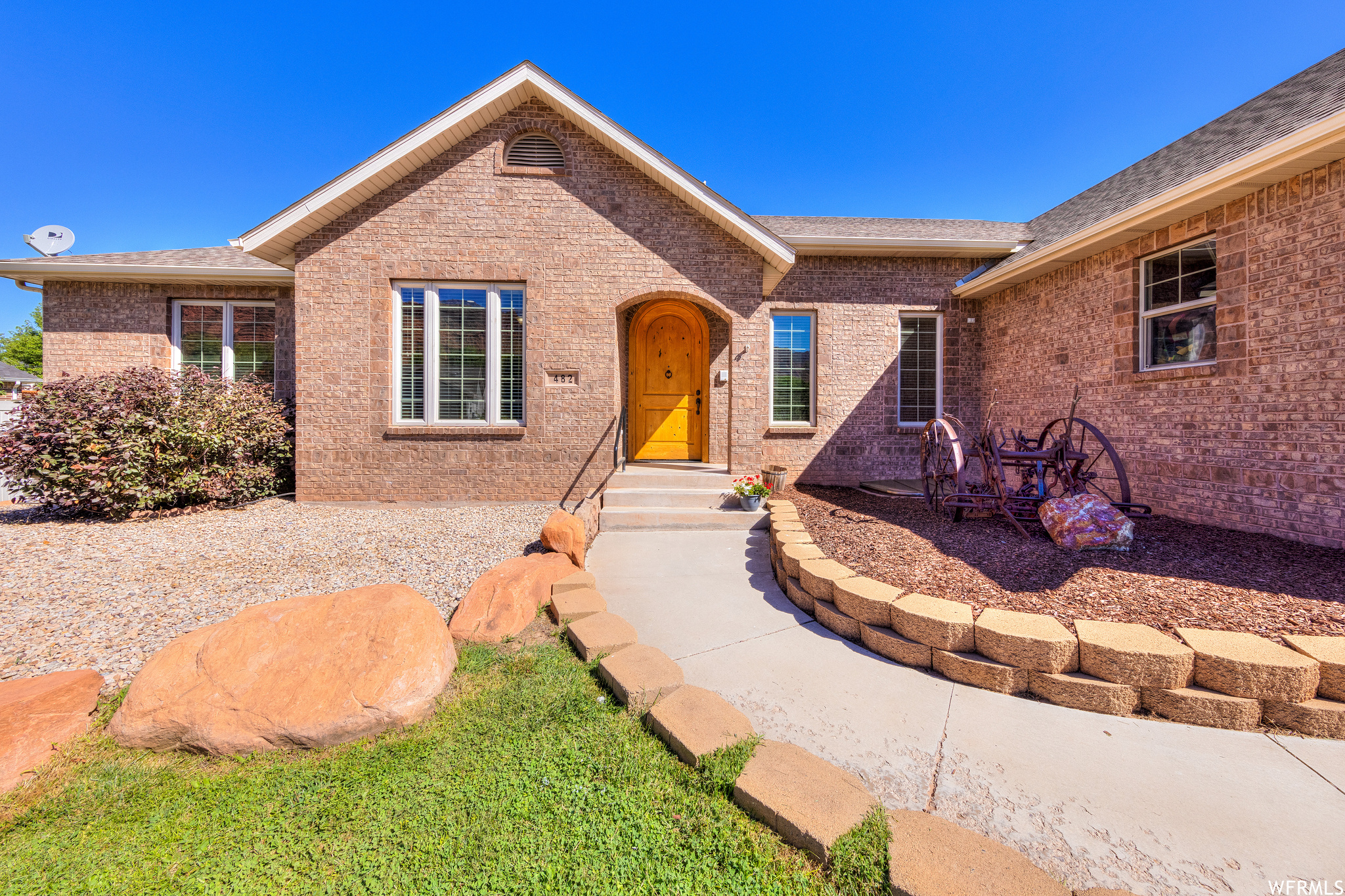 Single story home featuring a patio area